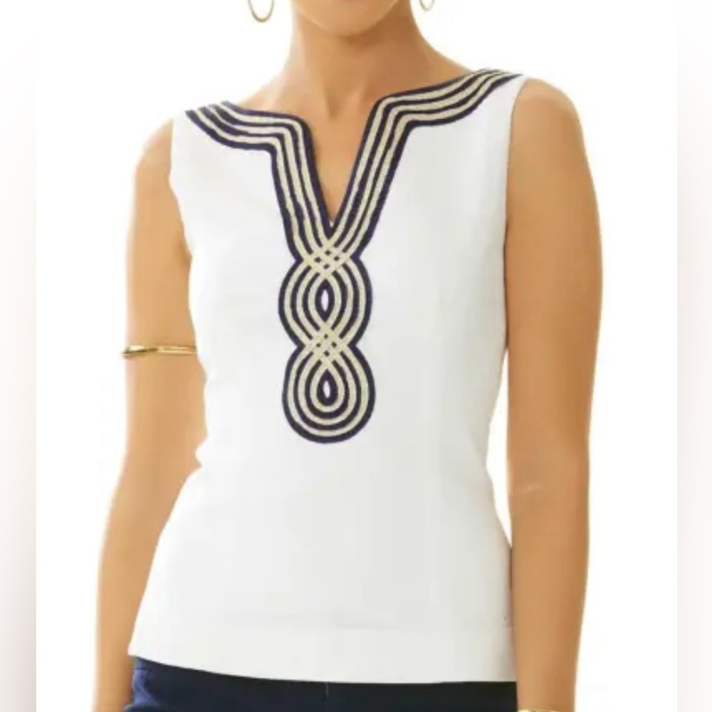 Lilly Pulitzer Nautical Janice Top
